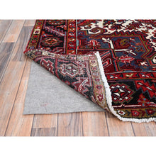 Load image into Gallery viewer, 8&#39;7&#39;x11&#39;1&quot; Cherry Red, Tribal Village Nomad Art With Large Geometric Motif, Vibrant Wool, Hand Knotted, Ends And Sides Secured Professionally, Cleaned, Mint Condition, Persian Vintage Oriental Rug Sh111 FWR666