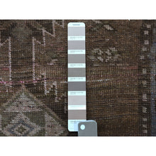 Load image into Gallery viewer, 3&#39;3&quot;x9&#39;8&quot; Vintage And Worn Down Persian Shiraz Wide Runner Hand Knotted Bohemian Rug FWR324522