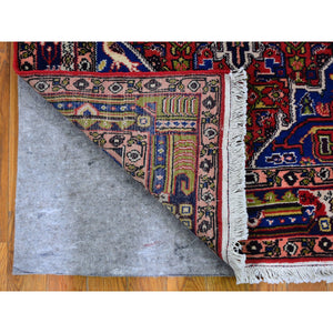 3'4"x5'10" New Persian Hamadan Bird Figurines Pure Wool Hand Knotted Oriental Rug FWR357942