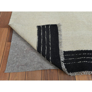 12'x15'1" Hand Woven Avant-Garde Design Flat Weave Kilim Pure Wool Reversible Oriental Oversize Rug FWR361812