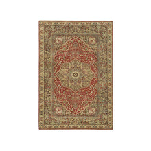 Load image into Gallery viewer, 4&#39;2&quot;x6&#39;1&quot; Rust Red, All Wool, Plush Pile, Antiqued Tabriz Haji Jalili Design, Fine Weave, Natural Dyes, Hand Knotted, Oriental Rug FWR394476