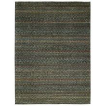 Load image into Gallery viewer, 10&#39;x13&#39;10&quot; Patina Brown, Kohinoor Herat Small Geometric Repetitive Diamond Design, 100% Plush Wool, Tone On Tone, Hand Knotted, Oriental Rug FWR456000