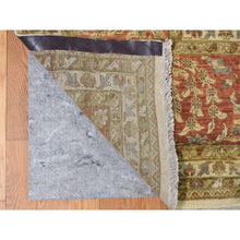 Load image into Gallery viewer, 11&#39;5&quot;x14&#39;9&quot; Ivory, Velvet Feel Tabriz New Zealand Wool, 300 KPSI, Densely Woven, Hand Knotted, Oversized Oriental Rug FWR468066