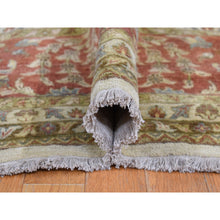 Load image into Gallery viewer, 11&#39;5&quot;x14&#39;9&quot; Ivory, Velvet Feel Tabriz New Zealand Wool, 300 KPSI, Densely Woven, Hand Knotted, Oversized Oriental Rug FWR468066