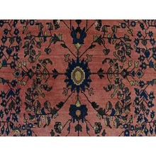 Load image into Gallery viewer, 4&#39;x7&#39; Flame Red, Antique Persian Sarouk Mohojoran In Mint Condition, Full Pile, Pure Wool, Hand Knotted, Clean and Soft Oriental Rug FWR469206