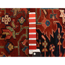 Load image into Gallery viewer, 11&#39;x14&#39;7&quot; Terracotta Red, Larger Antique Persian Heriz in Good Condition, Even Wear, 100% Wool, Professionally Cleaned, Sides and Ends Secured, Hand Knotted, Oversized, Oriental Rug FWR469356