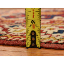 Load image into Gallery viewer, 5&#39;4&quot;x7&#39; Vermilion Red, Antique Turkish Bergama in Excellent Condition, Full Pile and Soft, Sides and Ends Professionally Secured, Clean, 100% Wool, Hand Knotted, Wool Weft, Oriental Rug FWR469398