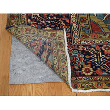 Load image into Gallery viewer, 12&#39;1&quot;x19&#39;2&quot; Auburn Red, Antique Persian Serapi Heriz, Hand Knotted, 100% Wool, Some Wear, Clean, Oversized, Oriental Rug FWR469566