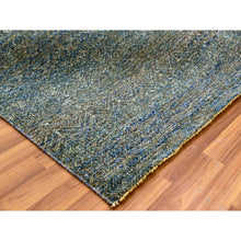 Load image into Gallery viewer, 8&#39;1&quot;x10&#39;1&quot; Hunter Forest Green, Borderless Hand Knotted, Diamond Shape Repetitive Design, Kohinoor Herat, Soft To The Touch, All Wool, Oriental Rug FWR477990