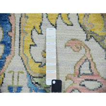 Load image into Gallery viewer, 8&#39;10&quot;x11&#39;9&quot; Alabaster White, Hand Knotted, Bijar Garus Design with Pastel Colors, 100% Wool, Oriental Rug FWR479574