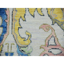 Load image into Gallery viewer, 8&#39;10&quot;x11&#39;9&quot; Alabaster White, Hand Knotted, Bijar Garus Design with Pastel Colors, 100% Wool, Oriental Rug FWR479574