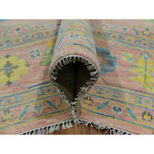 Load image into Gallery viewer, 10&#39;3&quot;x14&#39; Coral Pink, Oushak Weave and Design, Hand Knotted, Pure Wool, Thick and Plush, Oriental Rug FWR479676