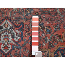 Load image into Gallery viewer, 4&#39;1&quot;x6&#39;4&quot; Brick Red, Antique Persian Fereghan Sarouk Hand Knotted Pure Wool, Even Wear, Good Condition, Oriental Rug FWR483612