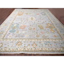 Load image into Gallery viewer, 14&#39;x17&#39;10&quot; Rustic Gray, Supple Collection, Organic Wool, Hand Knotted, Oushak Design, Soft and Plush Pile, Oversized Oriental Rug FWR508038