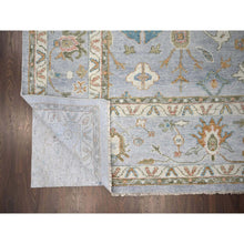 Load image into Gallery viewer, 14&#39;x17&#39;10&quot; Rustic Gray, Supple Collection, Organic Wool, Hand Knotted, Oushak Design, Soft and Plush Pile, Oversized Oriental Rug FWR508038