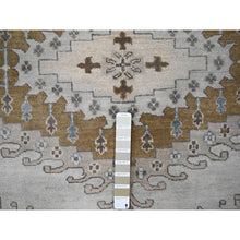 Load image into Gallery viewer, 12&#39;x12&#39; Matte Silver Gray, Hand Knotted, Soft Wool, Natural Dyes, Persian Village with Geometric Motifs, Square Oriental Rug FWR508656