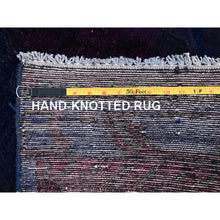 Load image into Gallery viewer, 3&#39;5&quot;x9&#39; Pickled Beet Purple, Old Northwest Persian Overdyed, Evenly Worn Natural Wool Distressed, Sides and Ends Professionally Secured, Cleaned, Hand Knotted Sheared Low Wide Runner, Oriental Rug FWR516150