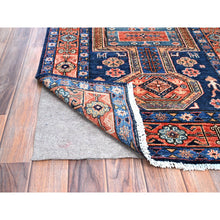 Load image into Gallery viewer, 2&#39;9&quot;X9&#39;1&quot; Tangerine Orange, Ghazni Wool With Antique All Over Caucasian Design, Afghan, Hand Knotted, Vegetable Dyes, Hand Spun, Oriental Runner Rug FWR519624