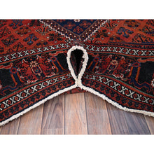 Load image into Gallery viewer, 7&#39;2&quot;x10&#39;1&quot; Valiant Poppy Red, Hand Knotted, 100% Wool, Vintage Joshagan, Natural Dyes, Persian Oriental Rug FWR519738