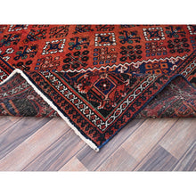 Load image into Gallery viewer, 7&#39;2&quot;x10&#39;1&quot; Valiant Poppy Red, Hand Knotted, 100% Wool, Vintage Joshagan, Natural Dyes, Persian Oriental Rug FWR519738