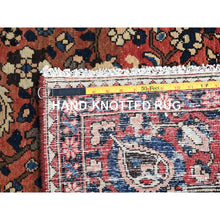 Load image into Gallery viewer, 5&#39;3&quot;x8&#39;6&quot; Dusted Clay Red With Large Medallion Design, All Natural Wool, Densely Woven, Vegetable Dyes, Hand Knotted, Vintage Persian Bakhtiar Oriental Rug FWR519744