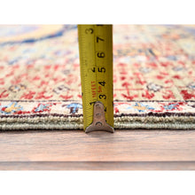 Load image into Gallery viewer, 2&#39;7&quot;x15&#39;10&quot; Sesame Brown, Soft and Velvety Wool, 200 KPSI, Vegetable Dyes, 14th Century Hand Knotted Mamluk Dynasty Pattern, Oriental XL Runner Rug FWR520536