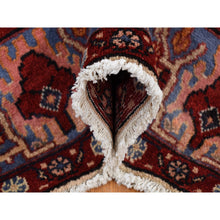 Load image into Gallery viewer, 5&#39;3&quot;x9&#39;10&quot; Barn Red, Vintage North West Persian, Open Field Geometric Design, Pure Wool, Hand Knotted, Clean with No Wear, Oriental Rug FWR525438