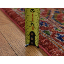 Load image into Gallery viewer, 4&#39;1&quot;x6&#39;2&quot; Barn Red, Vegetable Dyes, Hand Spun Ghazni Wool, Afghan Ersari Elephant Feet Design, Hand Knotted, Oriental Rug FWR525678