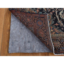 Load image into Gallery viewer, 4&#39;4&quot;x6&#39;9&quot; Amber Brown, Antique Persian Fereghan Sarouk, Excellent Condition, Clean and Soft, Even Wear, 100% Wool, Hand Knotted, Oriental Rug FWR525834