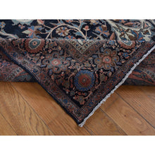 Load image into Gallery viewer, 4&#39;4&quot;x6&#39;9&quot; Amber Brown, Antique Persian Fereghan Sarouk, Excellent Condition, Clean and Soft, Even Wear, 100% Wool, Hand Knotted, Oriental Rug FWR525834