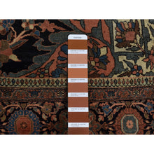 Load image into Gallery viewer, 4&#39;4&quot;x6&#39;9&quot; Amber Brown, Antique Persian Fereghan Sarouk, Excellent Condition, Clean and Soft, Even Wear, 100% Wool, Hand Knotted, Oriental Rug FWR525834