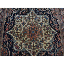 Load image into Gallery viewer, 4&#39;4&quot;x6&#39;9&quot; Amber Brown, Antique Persian Fereghan Sarouk, Excellent Condition, Clean and Soft, Even Wear, 100% Wool, Hand Knotted, Oriental Rug FWR525834