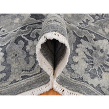 Load image into Gallery viewer, 11&#39;10&quot;x14&#39;10&quot; Anchor Gray, Hand Knotted, Oushak Influence, Silk with Textured Wool, Oversized, Oriental Rug FWR525918