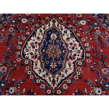 Load image into Gallery viewer, 6&#39;8&quot;x10&#39;4&quot; Barn Red, New Persian Bibikabad, Excellent Condition, Pure Wool, Hand Knotted, Oriental Rug FWR526536