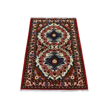 Load image into Gallery viewer, 2&#39;9&quot;x4&#39; Ivory, New Persian Lilihan, Pure Wool, Hand Knotted, Oriental Rug FWR526638