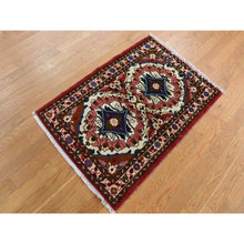 Load image into Gallery viewer, 2&#39;9&quot;x4&#39; Ivory, New Persian Lilihan, Pure Wool, Hand Knotted, Oriental Rug FWR526638