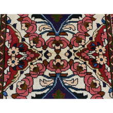 Load image into Gallery viewer, 2&#39;9&quot;x4&#39; Ivory, New Persian Lilihan, Pure Wool, Hand Knotted, Oriental Rug FWR526638