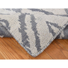 Load image into Gallery viewer, 2&#39;x3&#39;3&quot; Stone Eagle Gray, Hand Woven, 100% Wool, Reversible Kilim, Mat Oriental Rug FWR527088