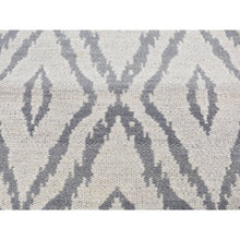 Load image into Gallery viewer, 2&#39;x3&#39;3&quot; Stone Eagle Gray, Hand Woven, 100% Wool, Reversible Kilim, Mat Oriental Rug FWR527088