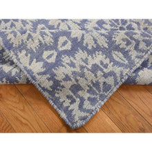 Load image into Gallery viewer, 5&#39;3&quot;x7&#39;5&quot; Lavender Purple, Flat Weave Kilim, Pure Wool, Hand Woven, Reversible, Oriental Rug FWR527130