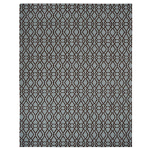 Load image into Gallery viewer, 9&#39;3&quot;x12&#39; Turquoise Green, Flat Weave Kilim, Geometric Design, 100% Wool, Hand Woven, Reversible Oriental Rug FWR527400