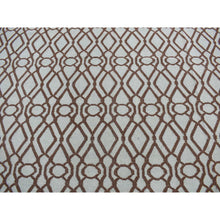 Load image into Gallery viewer, 9&#39;3&quot;x12&#39; Turquoise Green, Flat Weave Kilim, Geometric Design, 100% Wool, Hand Woven, Reversible Oriental Rug FWR527400