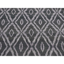 Load image into Gallery viewer, 5&#39;2&quot;x7&#39;5&quot; Olive Black, Flat Weave Kilim, Pure Wool, Hand Woven, Reversible Oriental Rug FWR527412