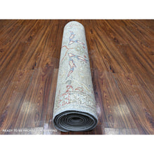 Load image into Gallery viewer, 3&#39;1&quot;x13&#39;9&quot; Koala Gray, Fine Aryana Bidjar Garus Design, Natural Dyes, Luxurious Wool, Hand Knotted, Runner Oriental Rug FWR529992