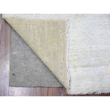 Load image into Gallery viewer, 4&#39;1&quot;x5&#39;9&quot; Stargazer Gray, Afghan Angora Oushak with Soft Colors, Vibrant Wool, Hand Knotted Natural Dyes, Oriental Rug FWR531420