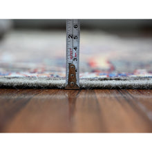 Load image into Gallery viewer, 4&#39;1&quot;x9&#39;3&quot; Lava Gray, Bidjar Garus Design, Fine Aryana, Natural Dyes, Luxurious Wool, Hand Knotted, Runner Oriental Rug FWR531720