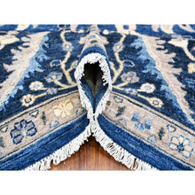 Load image into Gallery viewer, 9&#39;x11&#39;7&quot; Bluebonnet Blue, Fine Peshawar With Heriz All Over Design, Densely Woven, Hand Knotted, Vegetable Dyes, 100% Wool Oriental Rug FWR531876