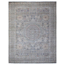 Load image into Gallery viewer, 12&#39;3&quot;x15&#39;5&quot; Laid Back Gray, Vegetable Dyes, Organic Wool, Mamluk Design Pre Historic 14th Century Influence, Hand Knotted, Oversized Oriental Rug FWR533220