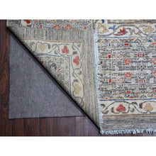 Load image into Gallery viewer, 12&#39;3&quot;x15&#39;5&quot; Laid Back Gray, Vegetable Dyes, Organic Wool, Mamluk Design Pre Historic 14th Century Influence, Hand Knotted, Oversized Oriental Rug FWR533220