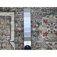 Load image into Gallery viewer, 12&#39;3&quot;x15&#39;5&quot; Laid Back Gray, Vegetable Dyes, Organic Wool, Mamluk Design Pre Historic 14th Century Influence, Hand Knotted, Oversized Oriental Rug FWR533220